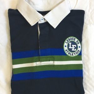 Lands End Big Boys Rugby Shirt NWOT
